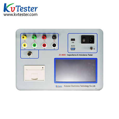 Capacitance and inductance tester